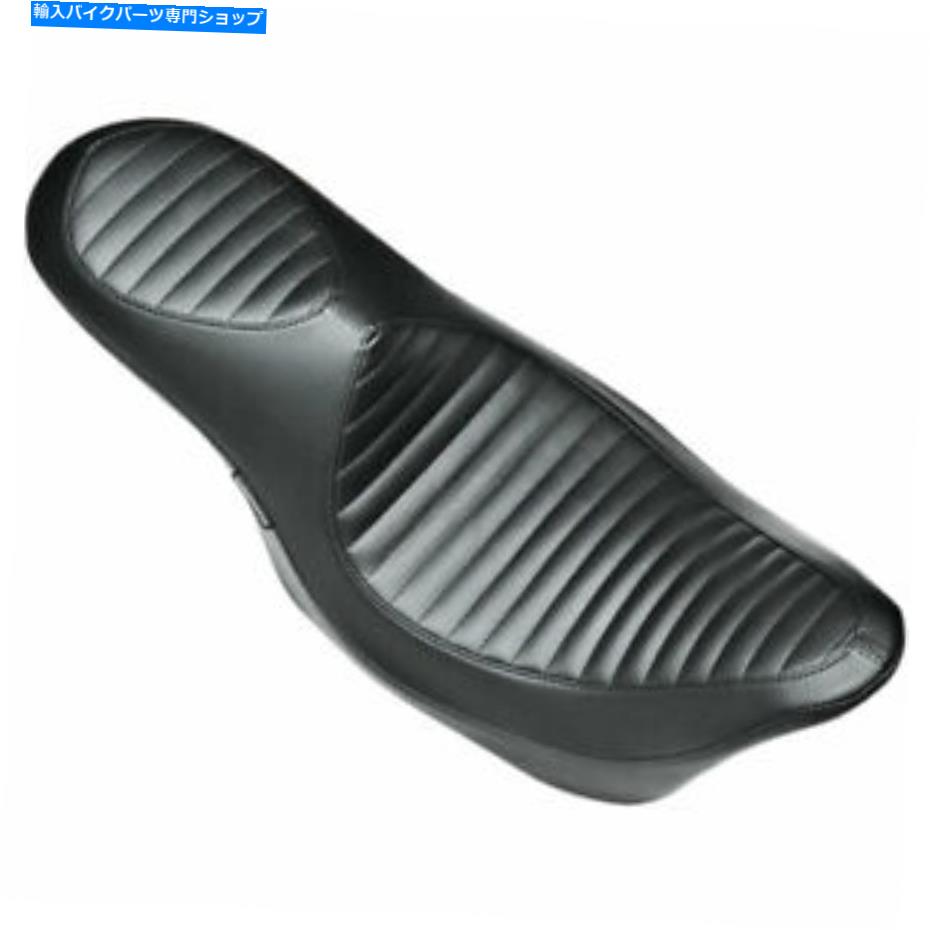 シート 2008-18ハーレーフルフルハックスツーリングのためのレパラプリーツステッチの悪役席 LePera Pleated Stitch Villain Seat for 2008-18 Harley FLHT FLHX Touring