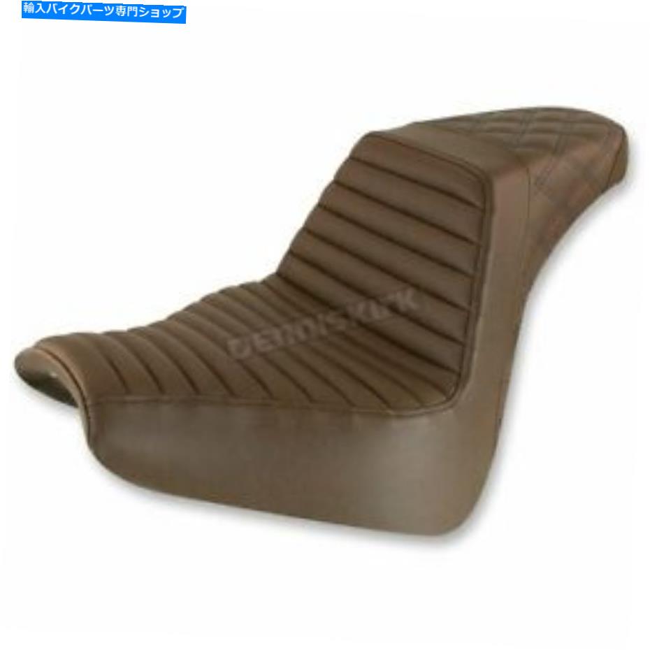 シート サドルメン茶色後部格子ステッチタックnロールシート - 818-31-176BR Saddlemen Brown Rear Lattice Stitch Tuck N Roll Seat - 818-31-176BR