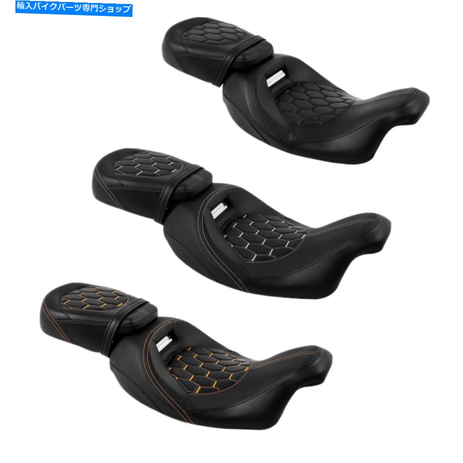 シート ハーレーロードキングFLHR CVO LIMITED FLHTKSE 09-21 Driver Passenger Seat Fit For Harley Road King FLHR CVO Limited FLHTKSE 09-21