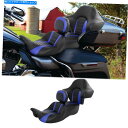 シート ハーレーエレクトラストリートロードグライド14-21のライダードライバーの乗客シートパッドフィット Rider Driver Passenger Sea...
