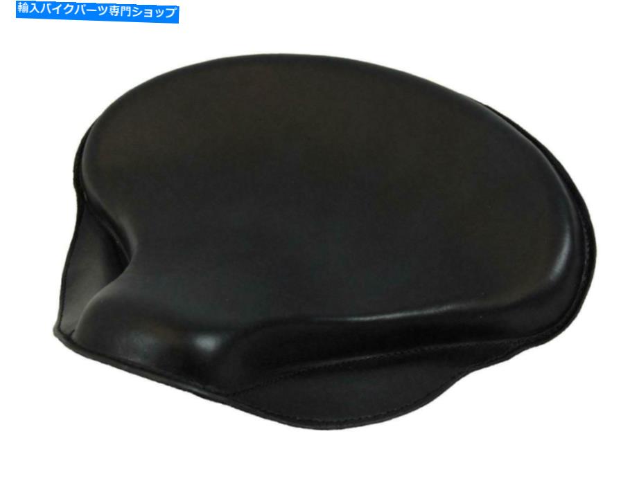 シート Triumph Bobber Solo Seat 2017-2020 15x14 "レッグスカート付きトラクターブラックレザー Triu..