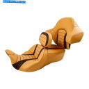 シート ハーレーツーリングElectra Tri Glide 14-21のライダーの旅客席の背もたれのパッドフィット Rider Passenger Seat ...