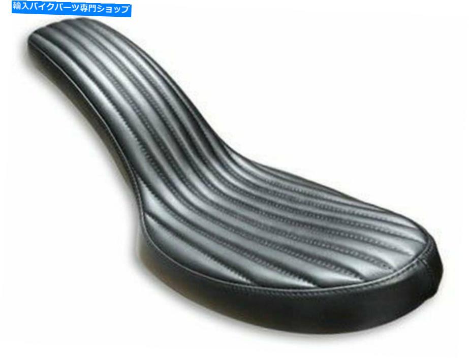 シート 1966-84 FX FLH 4Speedフレーム本物のブラックレザーシートハーリー手作り 1966-84 FX FLH 4speed Frame Genuine Black Leather Seat Harley Handmade in JAPAN