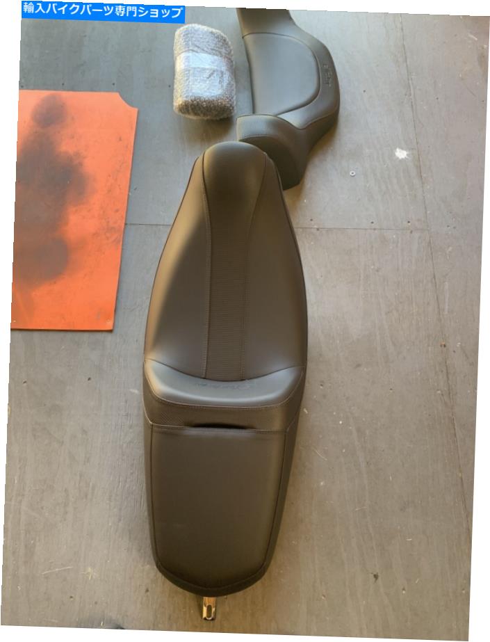 シート 2014-2020のためのインドのオートバイ黒ビニールローグシート、ヴィンテージ INDIAN MOTORCYCLE..