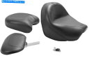 シート マスタングワイドツーリングツーピースシートドライバーバックレストヴィンテージ79283 Mustang Wide Touring Two-Piece Seat with Driver Backrest Vintage 79283