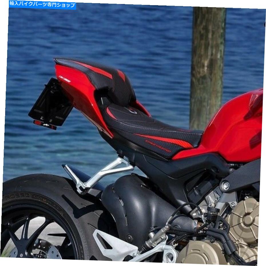 シート Ducati StreetFighter V4 2020-2021 Tappezzeria Italia Veles Seet Cover Ultra-Grip Ducati Streetfighter V4 2020-2021 Tappezzeria Italia Veles Seat Cover Ultra-Grip