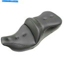 シート サドルメン加熱道路ソファピロートップシート用ハーリートライグライドトリケ0801-1197 Saddlemen Heated Road Sofa Pil...