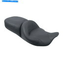 シート Mustang Super Touring Seat Heated Black、ハーレー - ダビッドソンツーリング08-20 Mustang Supe...