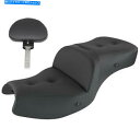 シート Saddlemen加熱された道の好きな道の座席の枕トップバックレストI20-06-181BRHCT Saddlemen Heated Roadsofa ...