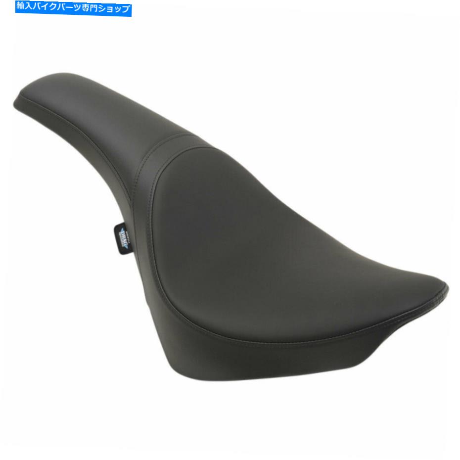 シート ドラッグスペシャリスムーズビニール捕食者2-up Seat 2018-19ハーレーソフトモデル Drag Specialties Smooth Vinyl Predator 2-Up Seat 2018-19 Harley Softail Models
