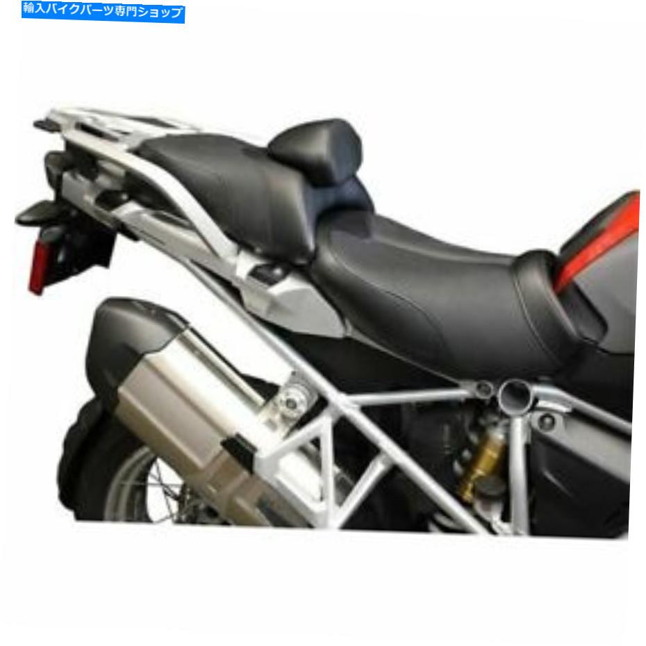 シート サドルメンジェルチャンネルアドベンチャートラックシート腰椎バックレスト - 0810-BM32R Saddlemen Gel-Channel Adventure Track Seat With Lumbar Back Rest - 0810-BM32R