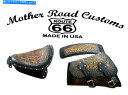 シート 2010-2021 Sportster Harley SpringシートパッドキットサドルバッグAnt Brn Oak Leaf BCS 2010-2021 Sportster Harley Spring Seat Pad Kit Saddle Bag Ant Brn Oak Leaf bcs