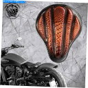 シート Bobber Seat Indian Scout?搭載キット&スプリングスオプティマスクロコブラウン Bobber Seat Indian Scout since`17 with mounting kit&springs Optimus Croco Brown