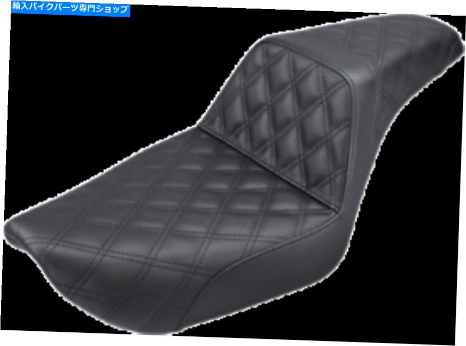シート サドルメンブラックフルLSステップアップシート896-04-175 Saddlemen Black Full LS-Step Up Seat 896-04-175