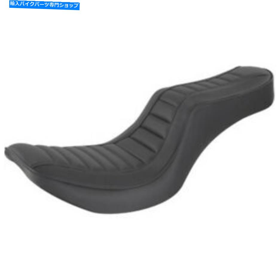 シート Saddlemen Hog Killersブラックプリーツ2 UPゲルシートハーレー82-00湾曲ストラットFXR Saddlem..