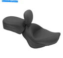 シート マスタングワイドツーリングツーピースシートドライバーバックレスト79824 Mustang Wide Touring Two-Piece Seat wi...