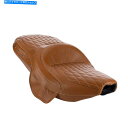 シート インドのオートバイ本物のレザー拡張手の到達heat heawed seat tan 2882423-06 Indian Motorcycles Genu...