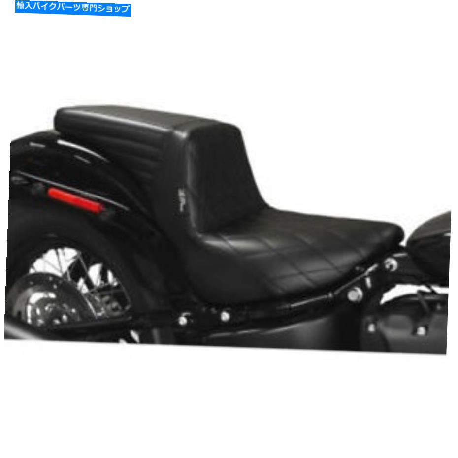 シート Le Peraキックフリップダイヤモンドステッチステップ2上シートハーレー18+ソフト化FXBR FLFB M8 Le Pera Kick Flip Diamond Stitch Step 2 Up Seat Harley 18+ Softail FXBR FLFB M8