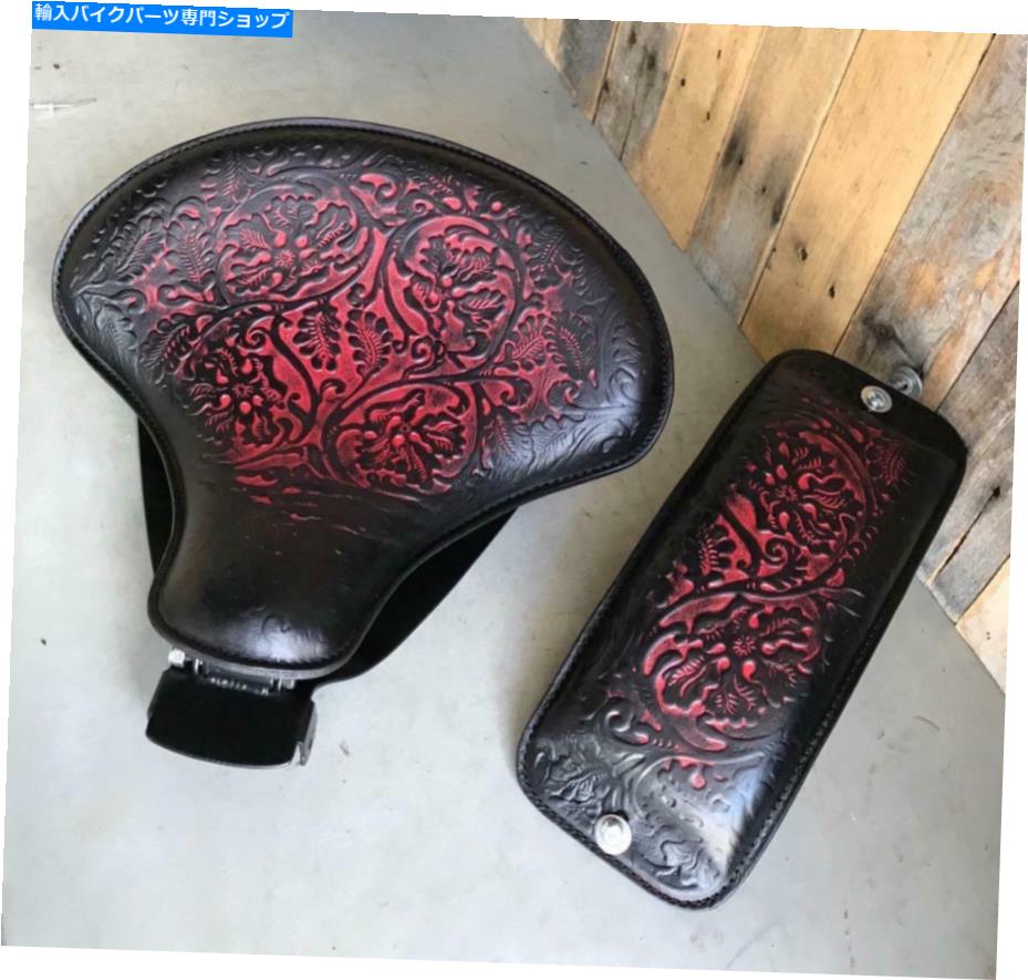 シート 2010-2021ハーリースポーツスタースプリングトラクターシートPパッドマウントキットアリレザー 2010-2021 Harley Sportster Spring Tractor Seat P-Pad Mounting Kit Ant Re Leather