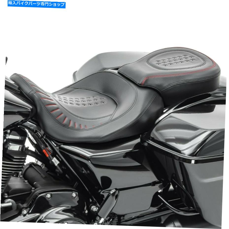 シート ハーレー - ダビッドソンの座席09-20ドライバー旅客RVT Seat for Harley-Davidson Touring 09-20 Driver Passenger RVT