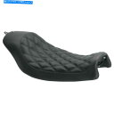 シート ローランドサンズデザインボスソロシート - ダイヤモンド（ブラック）76921 Roland Sands Design Boss Solo Seat - Diamond (Black) 76921