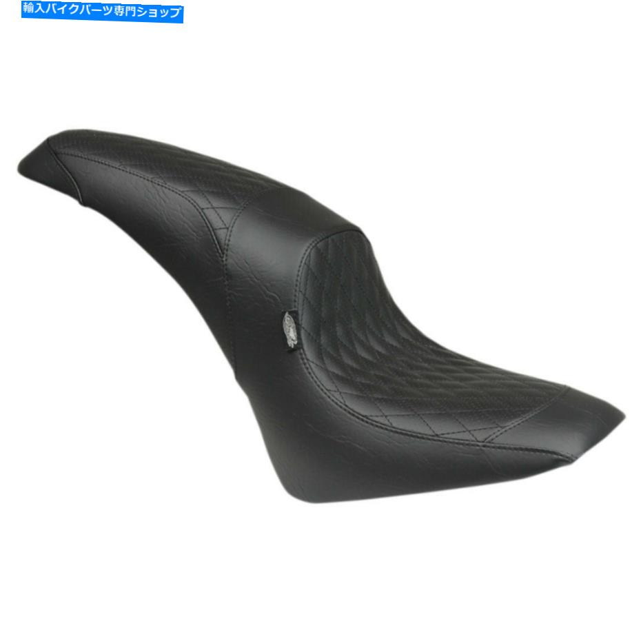 シート マスタングショープトリッパーシート - ダイヤモンド - スカウト（ブラック）76306 Mustang Shope Tripper Seat - Diamond - Scout (Black) 76306