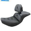 シート Saddlemen Heated Roadsofaシート - 背もたれ - インド（ブラック）I14-07-181BRHCT Saddlemen Heated Roadsofa Seat - Backrest - Indian (Black) I14-07-181BRHCT