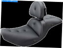 シート サドルメン加熱道路ソファーPTシートw / Backrest I14-07-181BRHCT Saddlemen Heated Road Sofa PT...
