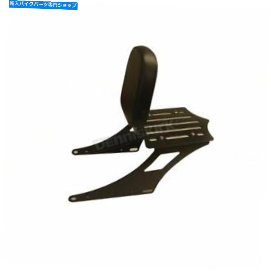  BDD֥ååȤSissy Bar w /ʪåؤ⤿Τ2-upʤΤؤ⤿ - 101-055-502 BDD Black Slot Sissy Bar w/Luggage Rack &Backrest for 2-Up Seats - 101-055-502