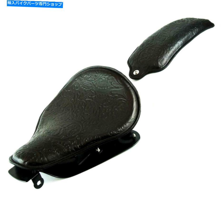 シート 2007年2009スポーツスターハーレースプリングシートパッドマウントキットブラックオーク葉BCS 2007-2009 Sportster Harley Spring Seat Pad Mounting Kit Black Oak Leaf bcs