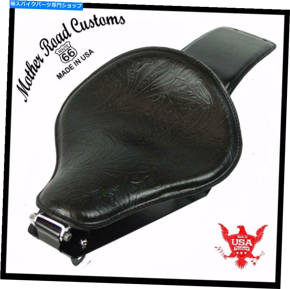 シート 2014-2021ヤマハボルトシートコンバージョンキットPパッドブラックツールスプリングRスペックBCS 2014-2021 Yamaha Bolt Seat Conversion Kit P-Pad Black Tooled Spring R-Spec bcs