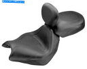 シート マスタングスポーツツーリングツーピースビンテージシートドライバーバックレスト - ホンダVTX 1800C Mustang Sport Touring Two-Piece Vintage Seat Driver Backrest - Honda VTX 1800C