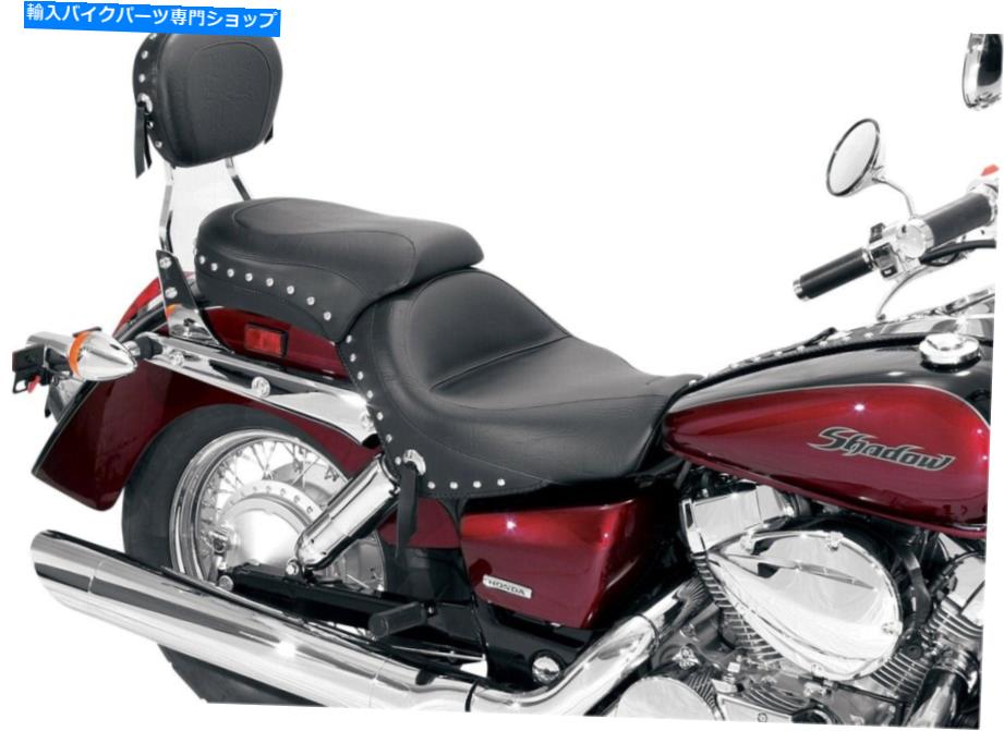 シート ホンダVT750シャドウ750エアロ04-09,11-15ワイドツアーシート2ピース/クロムバイマスタング Honda VT750 Shadow 750 Aero 04-09,11-15 Wide Tour Seat 2pc/Chrome by Mustang