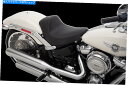 シート ドラッグスペシャリーEZ-ONソロシート滑らかな太陽反射2018+ハーリーファットボーイ Drag Specialties EZ-On Solo Seat Smooth Solar Reflective 2018+ Harley Fat Boy