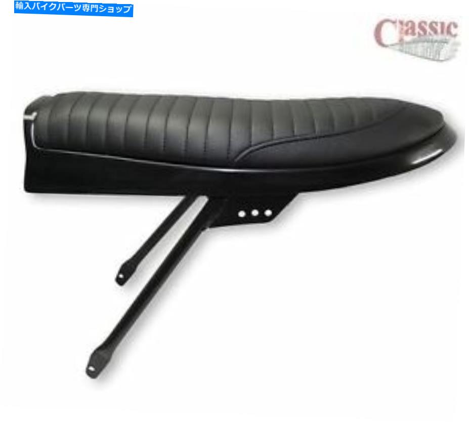 シート BMW R75、R85、R100サブフレームマウントキット付きカスタムブラットスタイルシート BMW R75, R85, R100 Custom Brat Style Seat with Subframe Mounting Kit