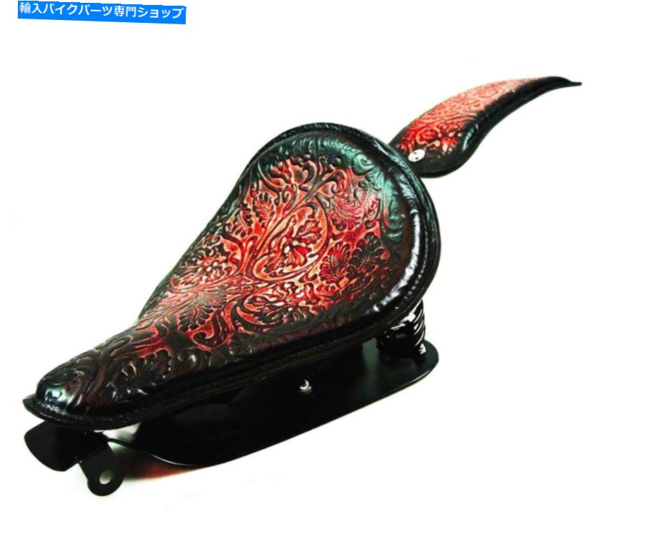 シート 2010-2021スポーツスターハーレースプリングシートパッドマウントキットナットレッドブラックオ..