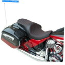 シート ドラッグスペシャリーロープロファイルツーリングシートダブルダイヤモンドレッドソーラー反射 Drag Specialties Low Profile Touring Seat Double Diamond Red Solar Reflective