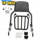シーシーバー Sissy Bar Chop Backrest Rack Dockingキット18+ハーレーソフトスリムストリートボブ Sissy Bar CHOP Backrest Rack Docking Kit For 18+ Harley Softail Slim Street Bob(2)