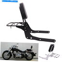 シーシーバー バックレスト・シシーバーw /荷物ラックのためのホンダシャドウエアロVT750C 2004-2012 10 11 Backrest Sissy Bar w/Luggage Rack For Honda Shadow Aero VT750C 2004-2012 10 11(2)