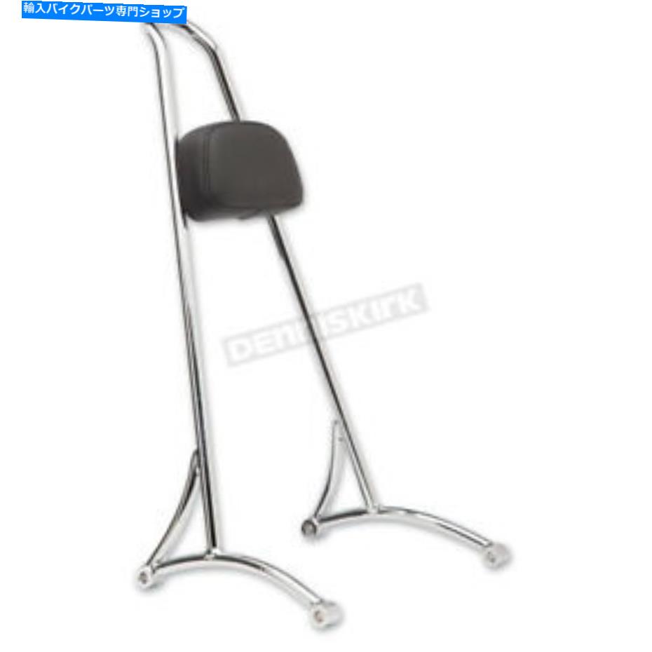 С Х꡼֥ɥؤι⤤Sissy Bar W / PAD - B13-1501C Burly Brand Chrome Tall Sissy Bar w/ Pad - B13-1501C