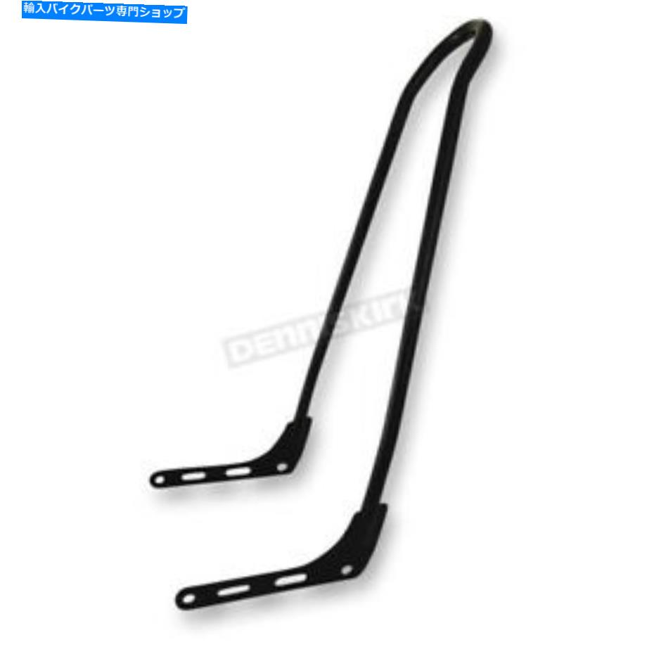 シーシーバー Motherwell Products Matte Black Rigid Mount Sissy Bar - MWL-156T-18B Motherwell Products Matte Black Rigid Mount Sissy Bar - MWL-156T-18B