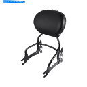 シーシーバー 12 "背景のSissy BarレザーパッドフィットIndien Classic 2014-2018 Black 12" Backrest Sissy Bar Leather Pad Fit For Indian Chief Classic 2014-2018 Black