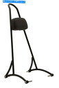 シーシーバー バリーブラックの背の高いSissy Bar PadバックレストハーレースポーツスターXL 1994-2003 883 1200 Burly Black Tall Sissy Bar Pad Backrest Harley Sportster XL 1994-2003 883 1200(2)