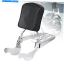 シーシーバー 勝利のキングピン2003年のための旅客背もたれのSissy Barの荷物ラックキットクロム Passenger Backrest Sissy Bar Luggage Rack Kit Chrome For Victory Kingpin 2003-up(2)