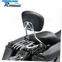 シーシーバー Chrome PU旅客Sissy Bar +ステルス荷物ラックW /ハーレーツーリングのためのドッキング Chrome PU Passenger Sissy Bar +Stealth Luggage Rack w/Docking For Harley Touring