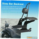 シーシーバー ハーレーダイナローライダーFXDLのための取り外し可能な後ろ背もたれのSissy Barの荷物のラック Detachable Rear Backrest Sissy Bar Luggage Rack For Harley Dyna Low Rider FXDL