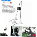 シーシーバー オートバイリアシシーバー20 ''ハーリーダイナ2006-2017のための背の高い旅客背もたれ Motorcycle Rear Sissy Bar 20'' Tall Passenger Backrest For Harley Dyna 2006-2017(2)
