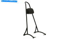 シーシーバー バリーブラックの背の高いSissy Bar Padの背もたれハーレースポーツスターXL 04-20チョッパーボッサー Burly Black Tall Sissy Bar Pad Backrest Harley Sportster Xl 04-20 Chopper Bobber