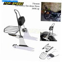シーシーバー ハーレーダイナオートバイ荷物ラックの乗客Sissy Bar取り外し可能な背もたれ For Harley Dyna Motorcycle Luggage Rack Passenger Sissy Bar Detachable Backrest(2)