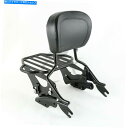 シーシーバー 4点ドッキングバックレストSissy Bar荷物ラックフィットハーレーロードキング09-2013 4 Point Docking Backrest Sissy Bar Luggage Rack Fit For Harley Road King 09-2013(2)
